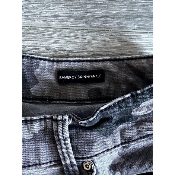 Nine West Womens 'Gramercy Skinny Ankle' Camouflage Pants-Gray-Size 8-GUC - Picture 4 of 6